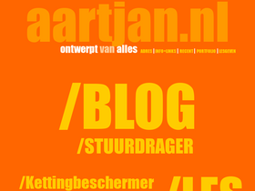 'aartjan.nl' screenshot