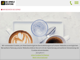 'umweltberatung.at' screenshot