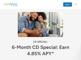 'southeastbank.com' screenshot