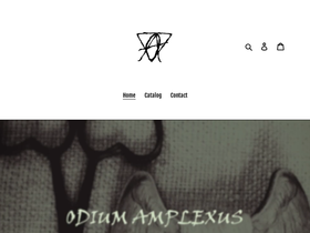 odiumamplexus.com homepage screenshot