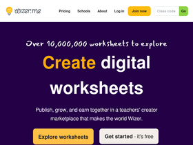 'wizer.me' screenshot