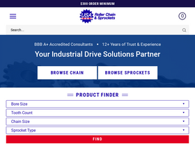 'usarollerchain.com' screenshot