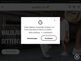 waldlaeufer.de homepage screenshot