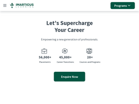 'imarticus.org' screenshot