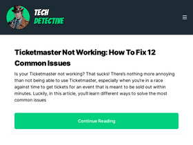 'techdetective.com' screenshot