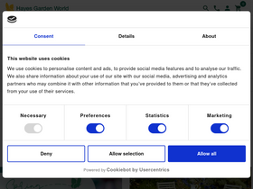 'hayesgardenworld.co.uk' screenshot