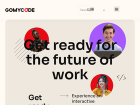 'gomycode.com' screenshot