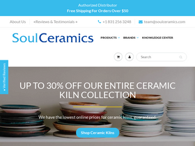 'soulceramics.com' screenshot