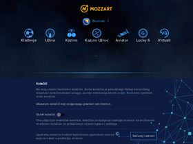 'mozzartbet.ba' screenshot