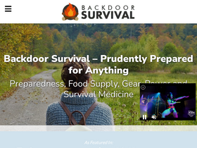 'backdoorsurvival.com' screenshot