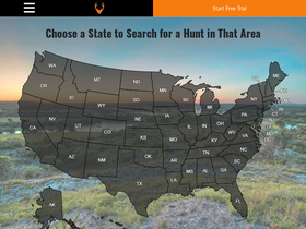 'huntinglocator.com' screenshot