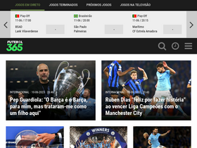 'futebol365.pt' screenshot