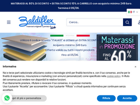 'baldiflex.it' screenshot