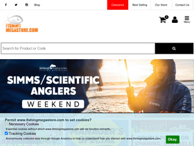 'fishingmegastore.com' screenshot