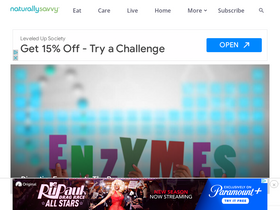 'naturallysavvy.com' screenshot