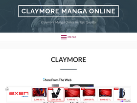 'readclaymore.com' screenshot