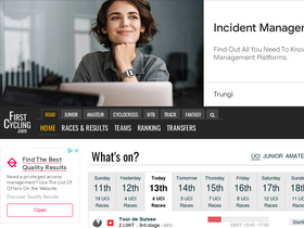'firstcycling.com' screenshot