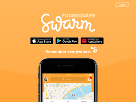 'swarmapp.com' screenshot