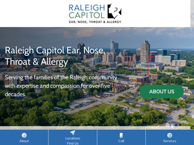'raleighcapitolent.com' screenshot