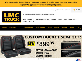 'lmctruck.com' screenshot