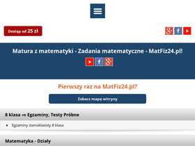 'matfiz24.pl' screenshot