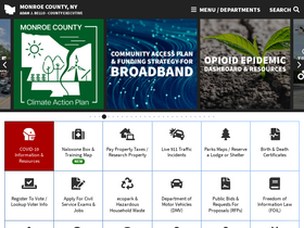 'monroecounty.gov' screenshot