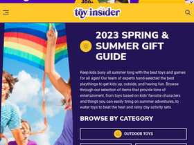 'thetoyinsider.com' screenshot