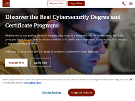 'sans.edu' screenshot