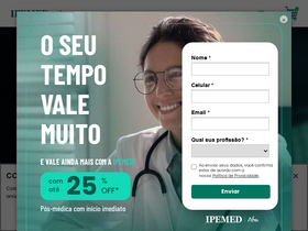 'ipemed.com.br' screenshot