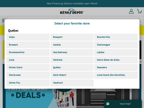 'renodepot.com' screenshot
