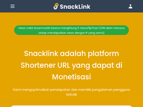 'snacklink.id' screenshot