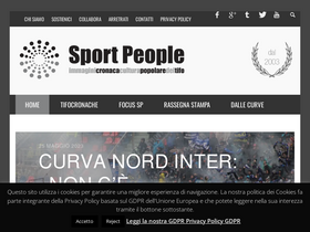 'sportpeople.net' screenshot