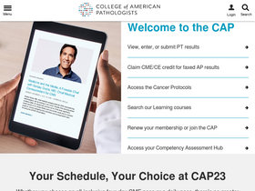 'cap.org' screenshot