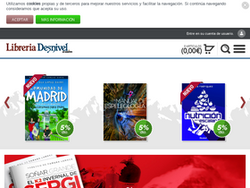 'libreriadesnivel.com' screenshot