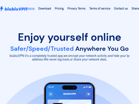 'biubiuvpn.app' screenshot