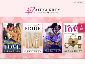 'alexariley.com' screenshot