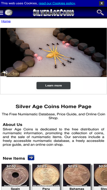 silveragecoins.com