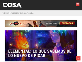 'lacosacine.com' screenshot