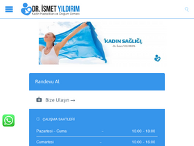 'drismetyildirim.com' screenshot
