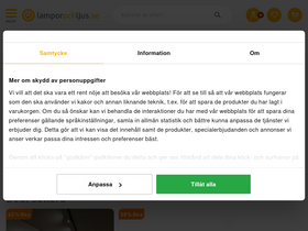 'lamporochljus.se' screenshot