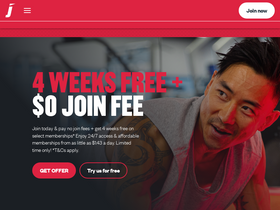 'jetts.co.nz' screenshot