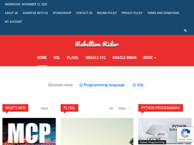 'rebellionrider.com' screenshot