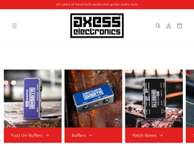 axesselectronics.com homepage screenshot