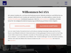 'axa.de' screenshot