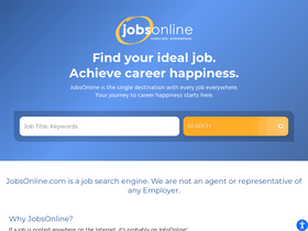 'jobsonline.com' screenshot