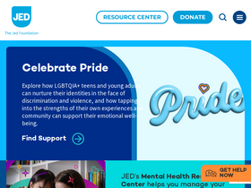 'jedfoundation.org' screenshot