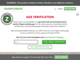 'zamplebox.com' screenshot