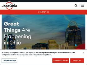 'jobsohio.com' screenshot