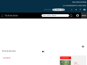 'ecoledesloisirs.fr' screenshot