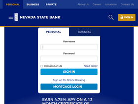 'mybank.nsbank.com' screenshot